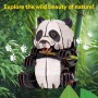 Cubic Fun - National Geographic Animale Salbatice Puzzle 3D Panda 55 piese Cubic Fun - 5